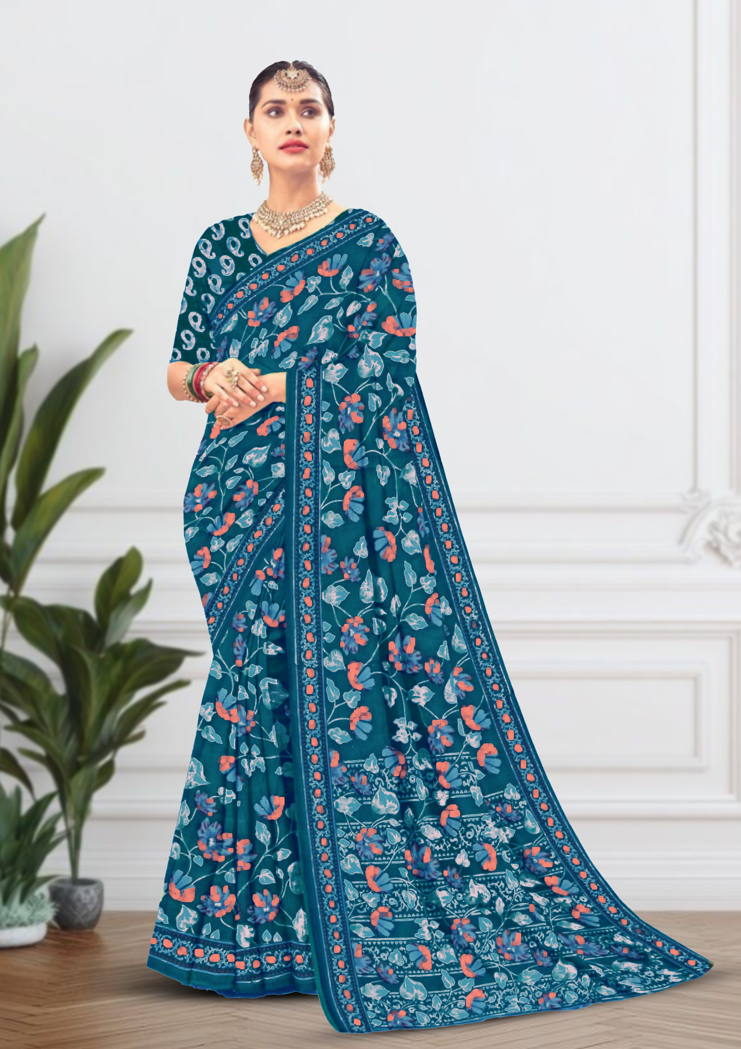 Banarasi Saree Mahogany Maroon Banarasi Saree saree online