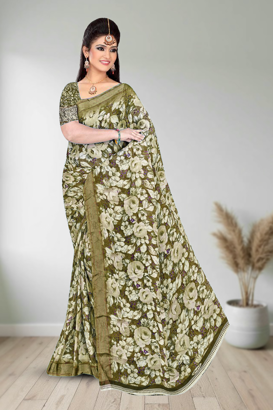 Banarasi Saree Mahogany Maroon Banarasi Saree saree online